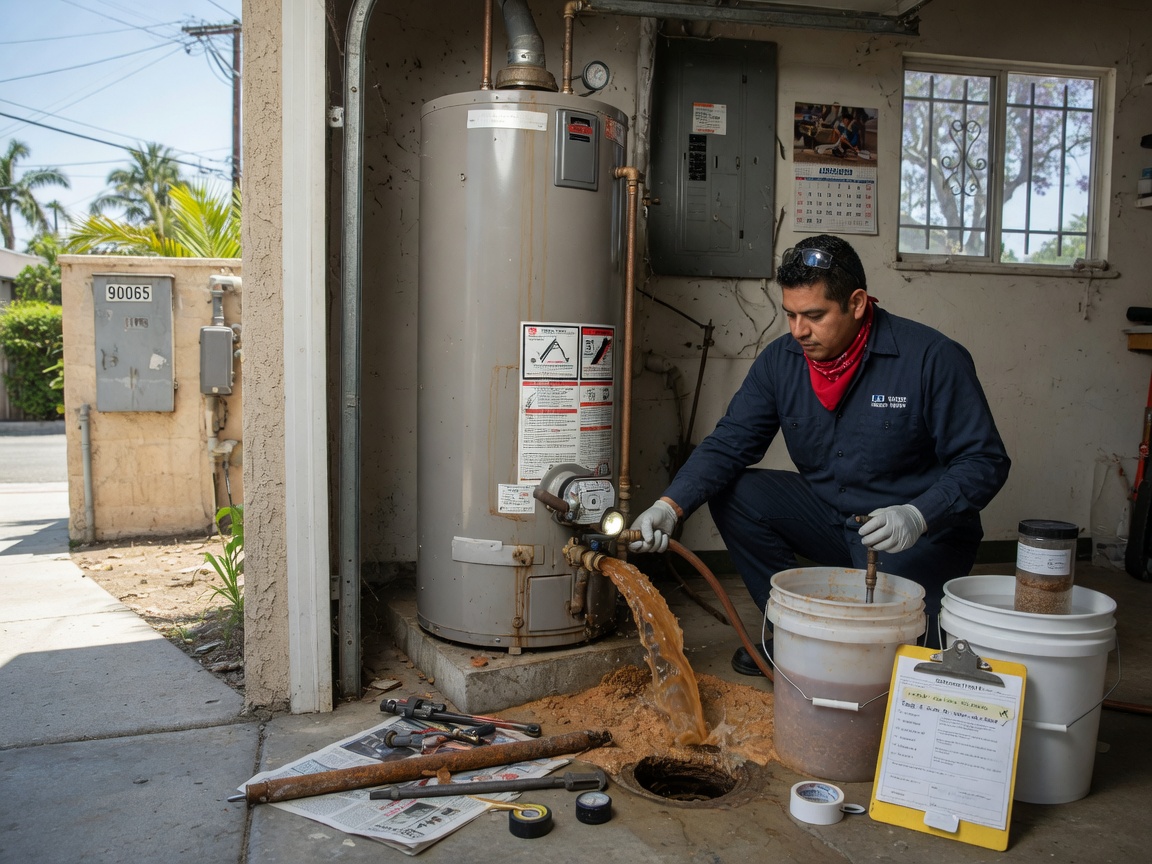 How to Flush Sediment from Your Water Heater in Los Angeles 90065